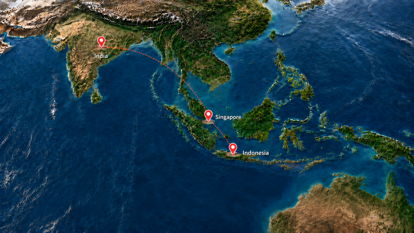 Regional healthcare presence across India, Singapore, and Indonesia